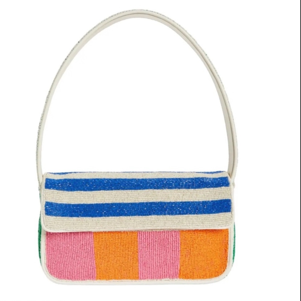 STAUD TOMMY BEADED BAG